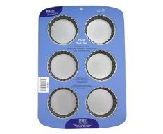 PME CSB124 Moule à tarte 6 tasses en acier carbone