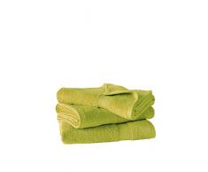 De Witte Lietaer Collection H Lot de 3 Draps de Douche Coton Olive 70 x 140 cm