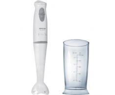 Sencor SHB 4110WH Mixeur plongeant avec accessoire amovible - 400W - 2 Vitesses - Récipient mélangeur avec graduations, volume 500 ml - Blanc