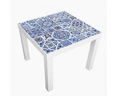 WALPLUS WM5118 Bleu OcÃ©an Carreaux Autocollant Mural - Multicolore, 7.6 x 63.5 x 2 cm
