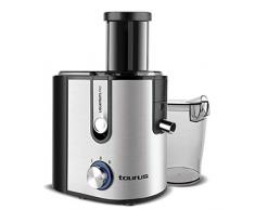 Taurus, Centrifugeuse LIQUAFRUITS PRO, 924720, 800 W, 2 vitesses, système anti-goutte, filtre en acier inoxydable amovible, noir et gris, 1,1 litres