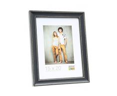 Deknudt Frames S40JF2 Cadre Photo Bois Fin Peint Noir 20 x 20 cm