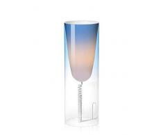 Kartell Lampe de Table Toobe Table Orange Moderne bleu ciel