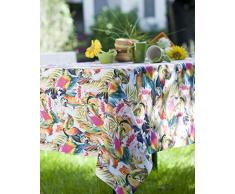 Nydel Nappe Perroquet Anti Tache Enduction Acrylique, Vert, 150 x 200 cm