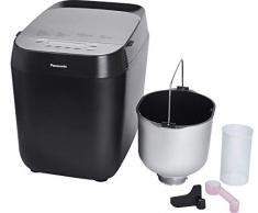 Panasonic Machine à Pain Croustina SD-ZF2010KXF, 18 Programmes (7 Programmes Pains Croustillants, Programmes sans Gluten, pain de Mie, Brioche, Pâte à Pizza, Confiture, 2 tailles de Pains L, M) - Noir