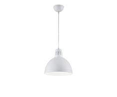 Reality Leuchten R30321031 Scissor Lampe suspendue, MÃ©tal, E27, Blanc Mat, 30 x 30 x 150 cm