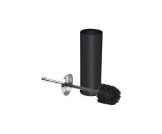 Douceur dIntérieur 6ASB221NR Brosse WC Métal Noir 9,5 x 9,5 x 26,5 cm