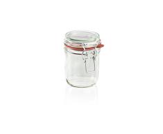 Leifheit bocal avec fermeture Ã Ã©trier 370 ml, rÃ©cipient adaptÃ© au lave-vaisselle, pot en verre idÃ©al pour mettre en conserve fruits et lÃ©gumes