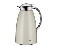 Alfi Gusto Pichet isotherme en acier inoxydable Blanc alpin, Acier inoxydable, Silver Lining Matt, 1,0 Liter