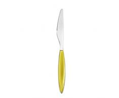 Gnali & Zani GIL003/2 Gilda Couteau de table Acier Inoxydable/Plastique Jaune 14 x 8 x 3 cm