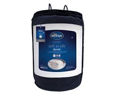 Silentnight Couette Doux comme de la Soie, 13,5Â Tog, Microfibre, Blanc, Super-King