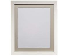 FRAMES BY POST Cadre Photo Rio, Bois Dense, Blanc, 20 x 16 inches Image Size A3 (Plastic Glass)
