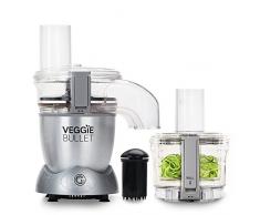 NUTRIBULLET - Veggie Bullet - Spiraliseur Ã©lectrique coupe, rÃ¢pe hache lÃ©gumes fruits - Robot culinaire lÃ©gumes spirales technologie brevetÃ©e - Appareil Ã spaghetti vegan avec recettes