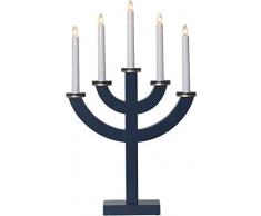 Star 219-53 Bougeoir de fenÃªtre, Bois, Bleu, 3.3 x 5.3 x 0.8 cm