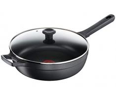Tefal G60537 Trattoria Sauteuse avec couvercle en verre Fonte daluminium