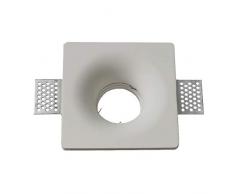 V-TAC VT-714 Support de spot encastrable carrÃ© pour culot GU10