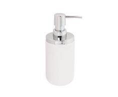 UMBRA Soap pump. Distributeur Ã savon Junip. Pompe Ã savon liquide pour lavabo de salle de bain, ou Ã©vier de cuisine, en rÃ©sine de pierre blanche mate.