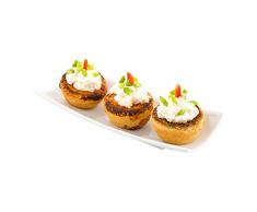 Restaurantware Porcelaine Shinto Assiette Rectangulaire, Blanc, 6 Pouces