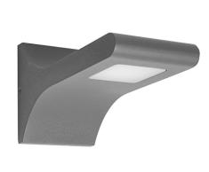 panlux pn42300001 Olbia N Applique murale extérieure LED, aluminium, métal, 5 W, gris
