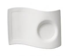 Villeroy & Boch NewWave CaffÃ¨ Sous-tasse Party Plate, 20 x 14 cm, Porcelaine Premium, Blanc