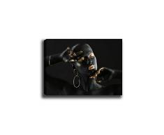 Bonamaison Peinture sur toile, multicolore, 30 x 40 cm - ConÃ§u et fabriquÃ© en Turquie