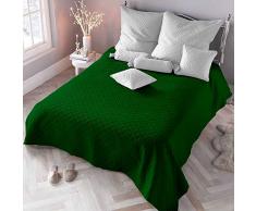 PETTI Artigiani Italiani - Couvre-Lit, Lit (150x260), Couvre-Lit dÃ©tÃ©, Vert, 100% Made in Italy