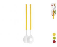 Home Color Paire de Couverts, Plastique, Couleurs Assorties, 20Â x 18Â x 9Â cm