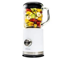 Cecotec Mixeur Power Black Titanium 850. CapacitÃ© dâ1 L, 5 Vitesses + Turbo, Pile la Glace, Carafe en Verre ThermorÃ©sistante, Lames en Titane, 850 W.