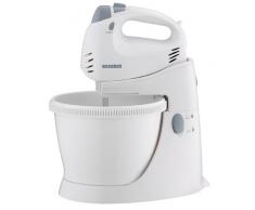 Severin 3817 Batteur et Bol Rotatif, Blanc Gris, 250 W