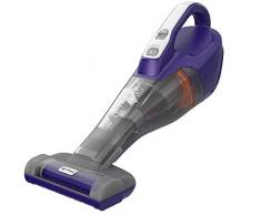 BLACK+DECKER DVB315JP-QW, Aspirateur à Main sans fil-12V-Spécial Poils danimaux, Bleu Cobalt, 24 W, 400 milliliters