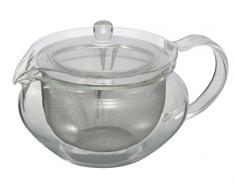 HARIO CHN-70T Théière avec passoire, Acier Inoxydable