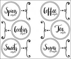 Rayher 50108000 Motifs autocollants dÃ©co inside, 10x16cm, sct.-LS 2feuiiles