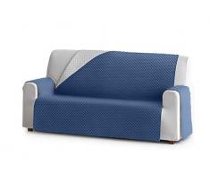 Eysa Oslo Protect Imperméable et Respirant Housse de canapé 100% Polyester, Bleu, 150 cm.