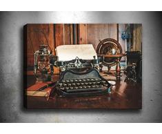 Bonamaison Peinture sur toile, multicolore, 30 x 40 cm - Conçu et fabriqué en Turquie