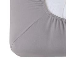 CelinaTex Relax Drap-Housse lit sommier tapissier Lits à Eau Coton 180x200-200x220 cm Gris Platine