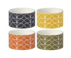 Orla Kiely Lot de 4 ramequins en céramique