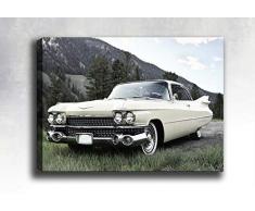 Bonamaison Peinture sur toile, multicolore, 70 x 100 cm - Conçu et fabriqué en Turquie