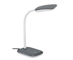 Reality Leuchten R52431187 Boa Lampe de table RÃ©sine Acrylique, Integriert, 3.5 W, Titane, 25 x 11 x 36 cm
