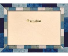Natalini, NICE BLUAB 10X15, Cadre photo, Bois, Bleu, Mesures exterieures 13 X 18 X 1,5