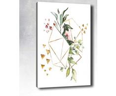 Bonamaison Peinture sur toile, multicolore, 50 x 70 cm - ConÃ§u et fabriquÃ© en Turquie