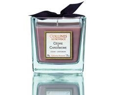 Collines de Provence 2210BPCECA Bougie parfumÃ©e, Transparent, 7,5cmx7,5cmx8cm