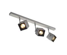 SLV Spot LED ALTRA DICE Orientable et Inclinable | applique et Plafonnier Variable pour Eclairage Intérieur, Spot LED | Projecteur de Plafond, Lampes de Plafond, Lampe Murale | 3 Lampes, GU10, E-A++