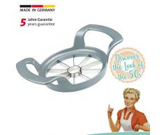 Westmark 5110RT60 Coupe-Pomme et Poire Retro-Divisorex en Aluminium/INOX, Acier Inoxydable, Argent, 17 x 11,1 x 4,3 cm