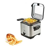 Adler Friteuse profonde pour capacitÃ© de 1,5 litre avec 900 W Power MS 4910 ArgentÃ©