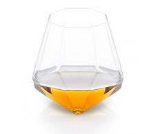 soirÃ©e - Verre de whisky en forme de diamant comme ajout Ã©lÃ©gant Ã la bonne boisson, dÃ©coration, plaisir, design, idÃ©e cadeau, de haute qualitÃ© - dimensions 9 X 9 X 9cm - un thumbs UP! BRAND - 0001404