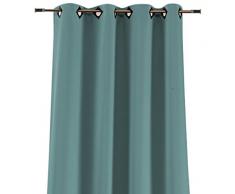 Home Style France Rideau, Polyester, Blue, 250x140x1 cm