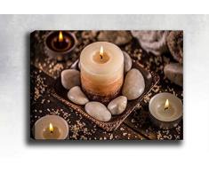 Bonamaison Peinture sur toile, multicolore, 30 x 40 cm - ConÃ§u et fabriquÃ© en Turquie