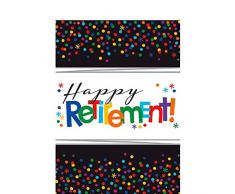 Amscan 571552 Nappe de Retraite en Plastique 1,37 m x 2,59 m