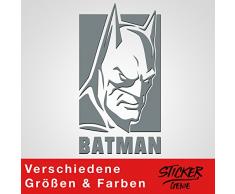 Sticker Mural Batman Dark Knight Gotham Arkham - 33 x 62 cm - Gris