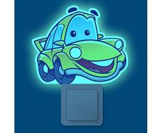 CLUPY Veilleuse de Nuit sans électricité ni Pile Multicolore 100 x 90 x 3 mm